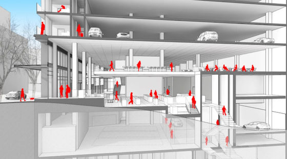 Детектор фотоэлемента подъема лифта автомобиля ФУДЗИ 3000KG ультракрасный
