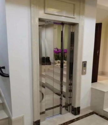 жилой пассажир 1.5m/s поднимает кабину лифта нержавеющей стали 400KG
