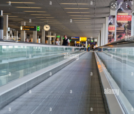 Дорожка 1400mm на открытом воздухе Travelator аэропорта ФУДЗИ 5000KG двигая